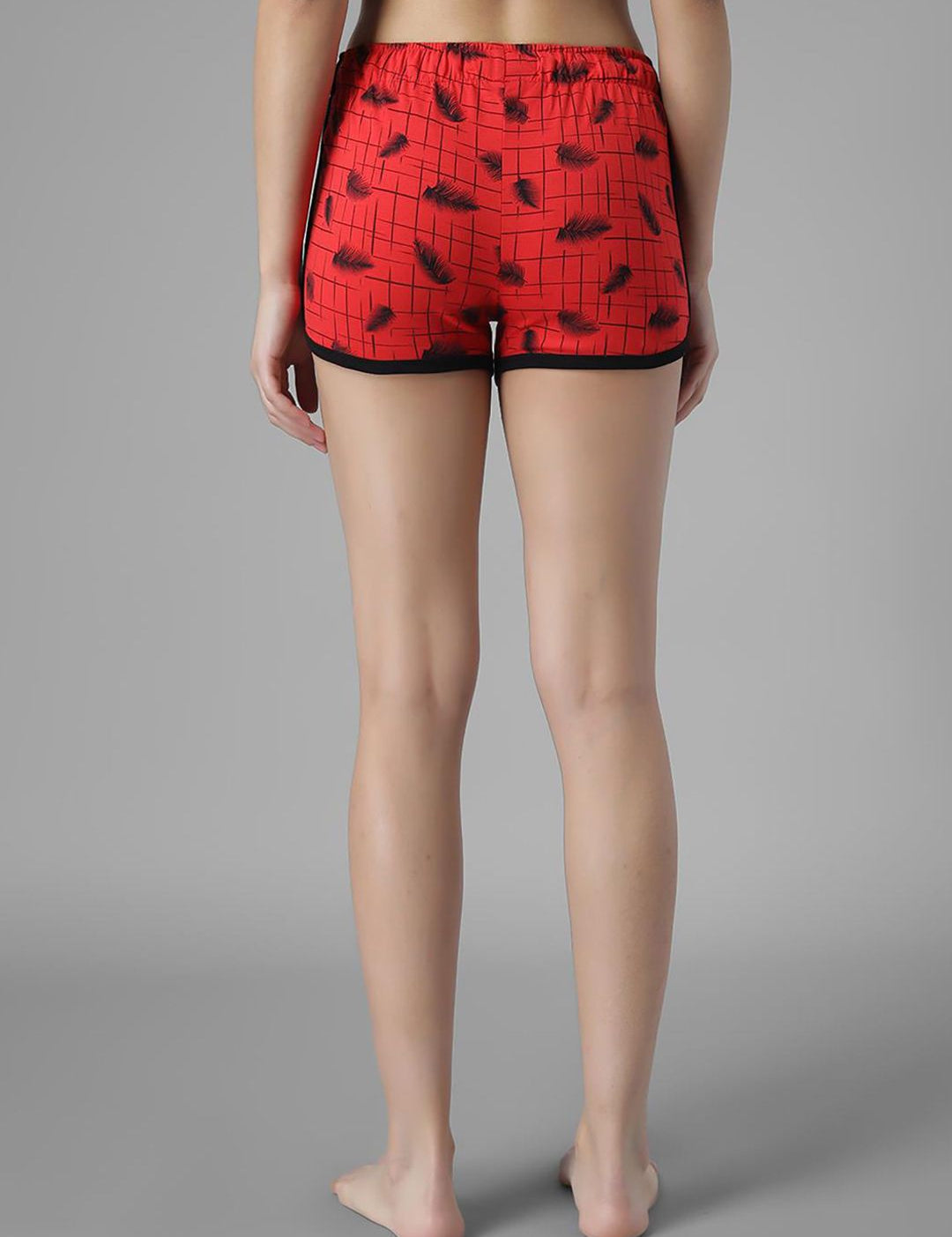 Kotty Women Conversational Printed Hot Pants Low-Rise Regular Fit Shorts