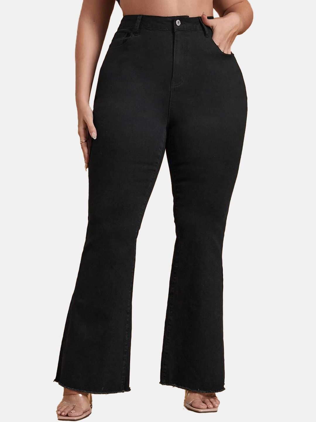 Kotty Women Jean Bootcut High-Rise Stretchable Jeans