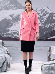 Kotty Women Regular Fit Single-Breasted Cotton Overcoat