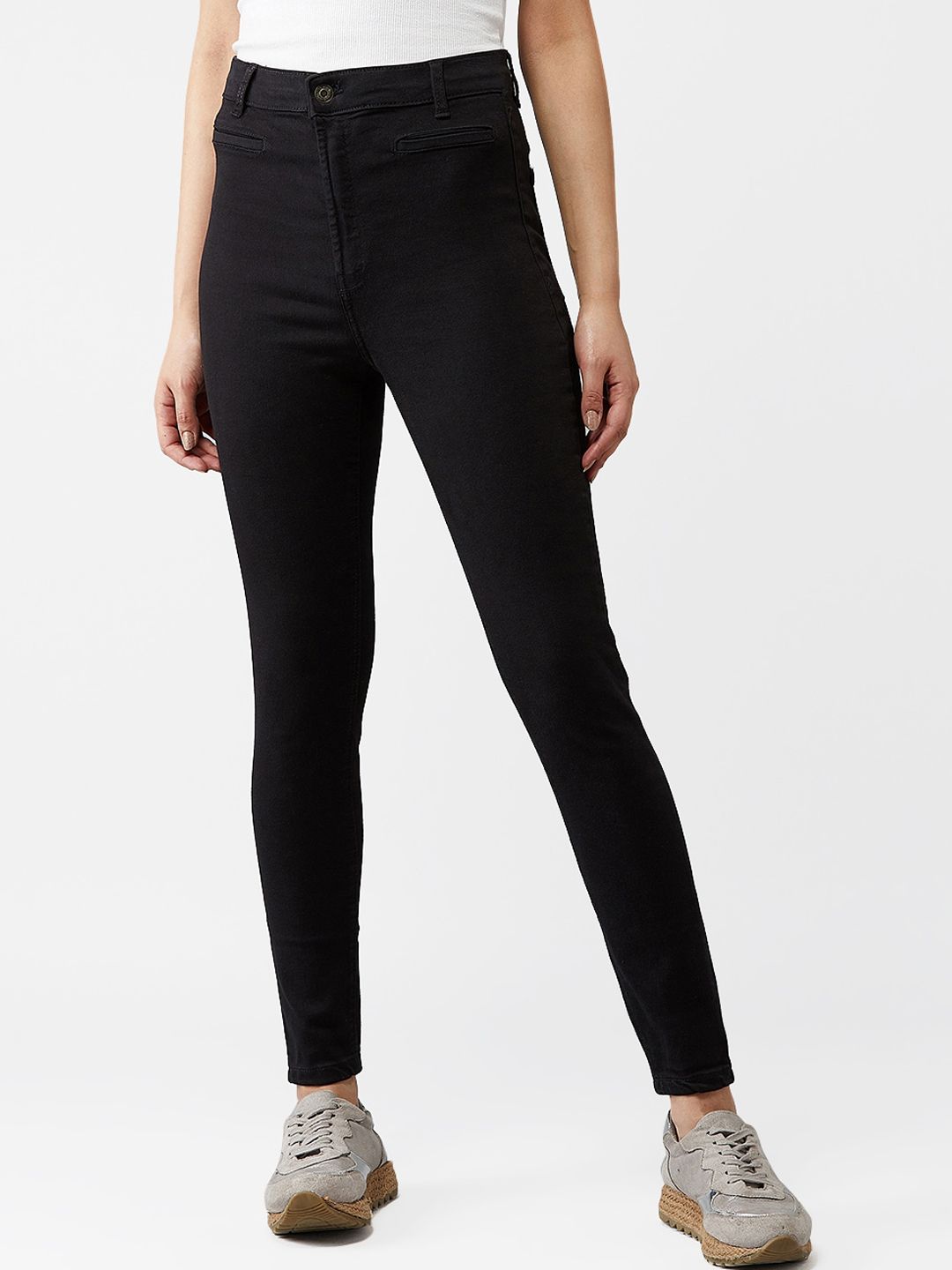 Kotty Women Black Skinny Fit Jeans