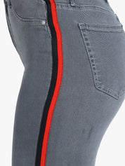 Kotty Women Grey Skinny Fit High-Rise Clean Look Jeans