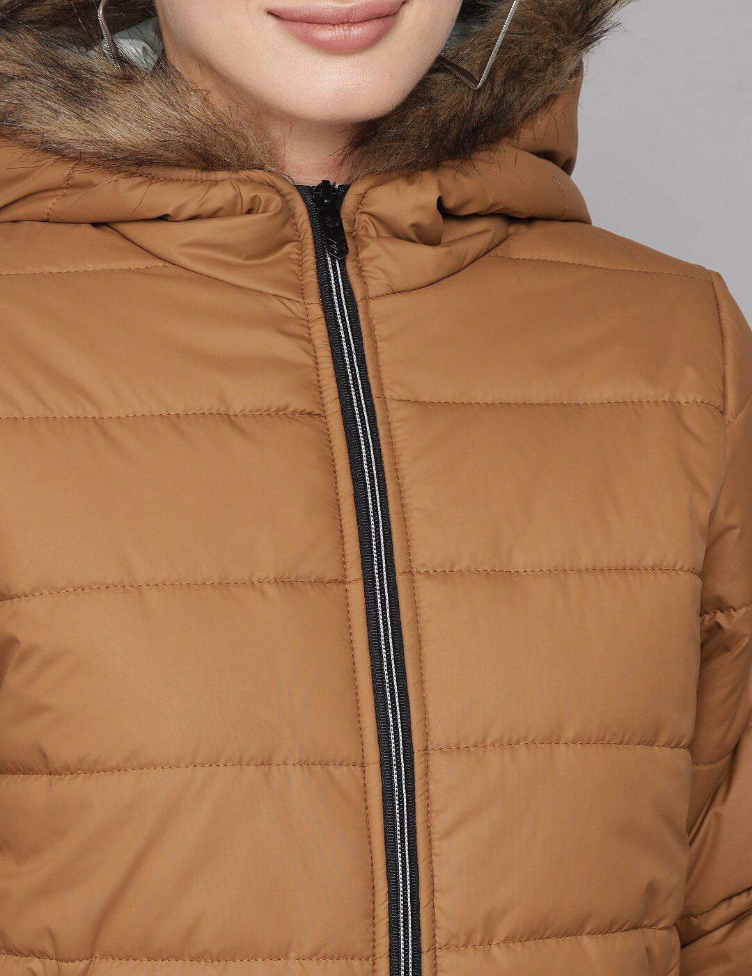 Kotty Women Brown Parka Jacket