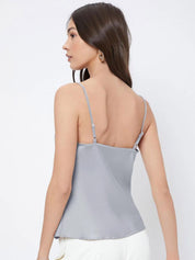 Kotty Cowl Neck Satin Top