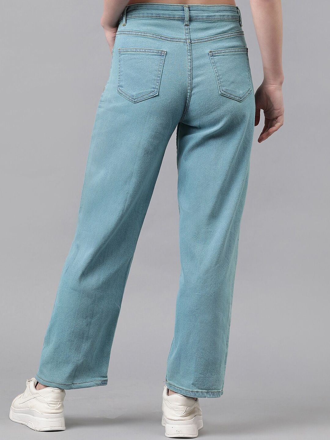 Kotty Women Jean Straight Fit Clean Look Stretchable Jeans