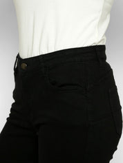 Kotty Women Black Skinny Fit High-Rise Clean Look Jeans