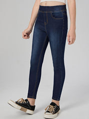 Kotty Girls Low Distress Stretchable Jeans