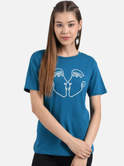 Kotty Women Pack Of 2 Printed Round Neck T-shirt