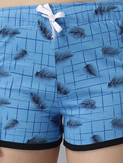 Kotty Women Checked Regular Fit Low-Rise Shorts