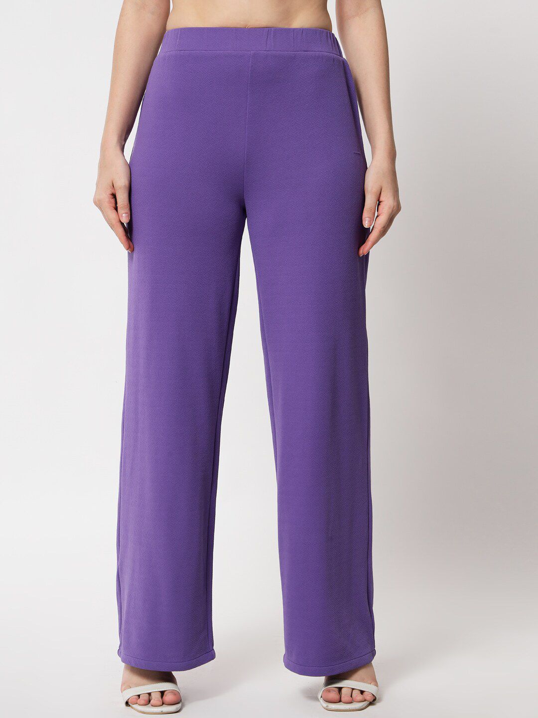 Kotty One Shoulder Ruffles Details Top & Trouser Co-Ords Set