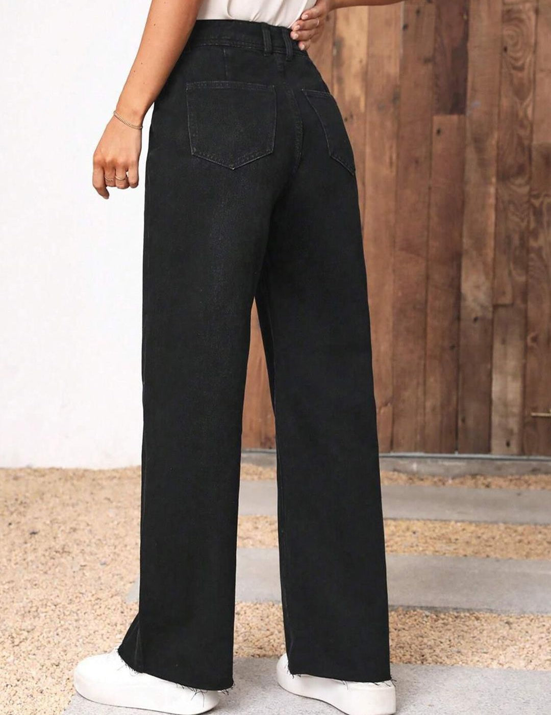 Kotty Women Jean Straight Fit High-Rise Stretchable Cotton Jeans