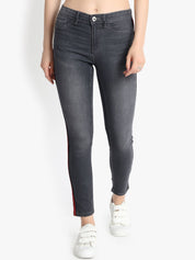 Kotty Women Black Skinny Fit High-Rise Clean Look Jeans