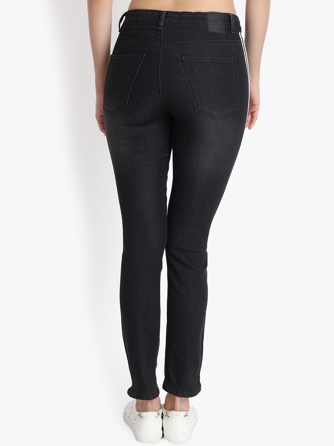 Kotty Women Black Skinny Fit High-Rise Clean Look Jeans