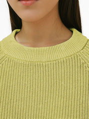 Kotty Women Cotton Solid Round Neck Long Sleeves Pullover