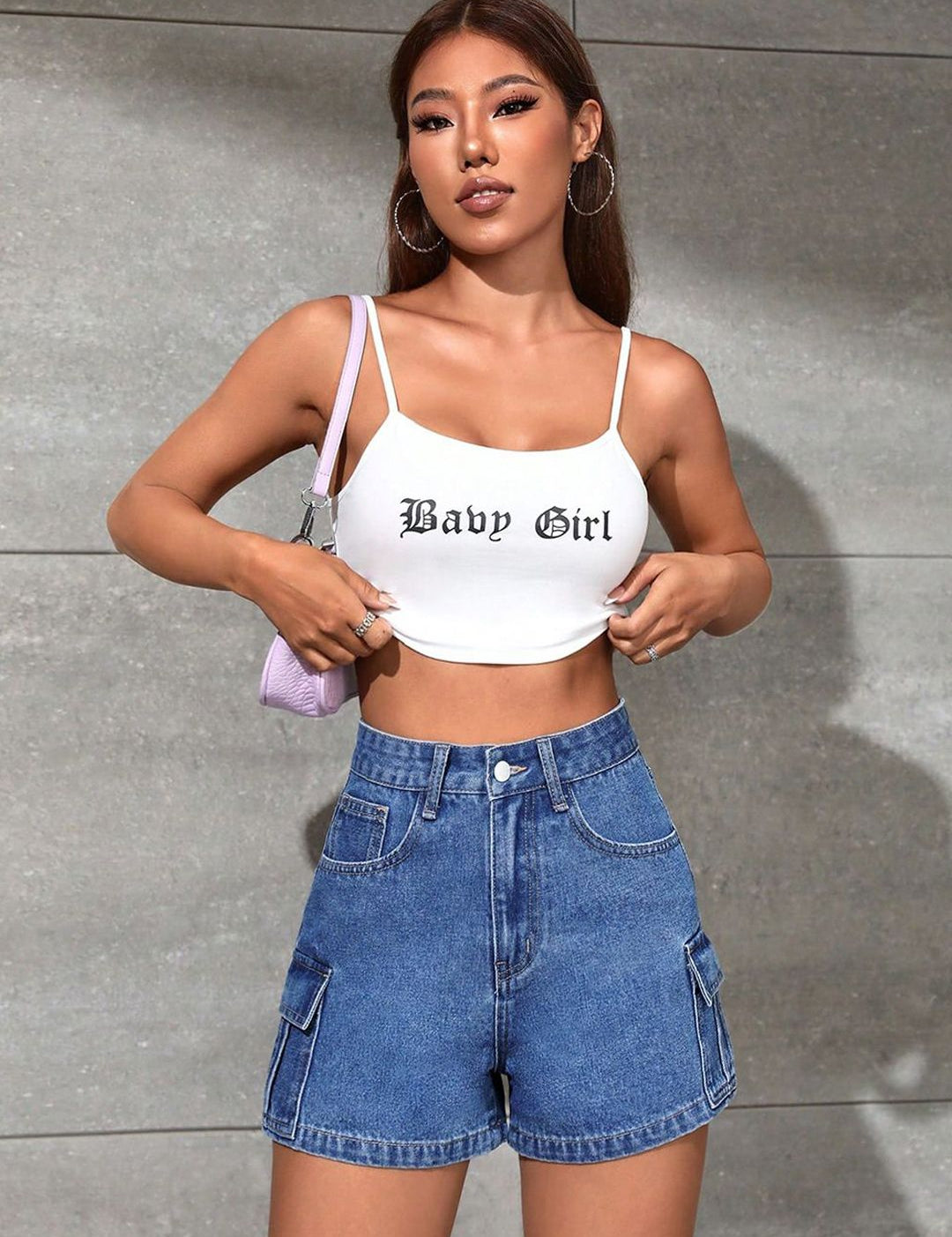 Kotty Women High-Rise Denim Shorts