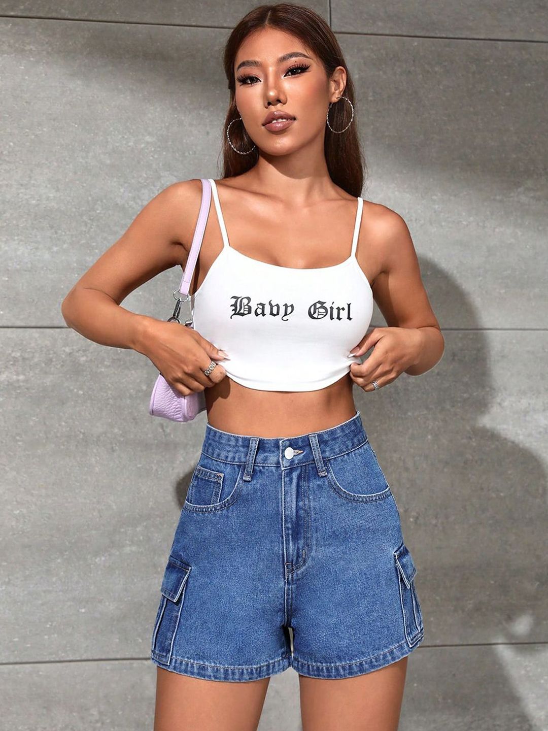 Kotty Women High-Rise Denim Shorts