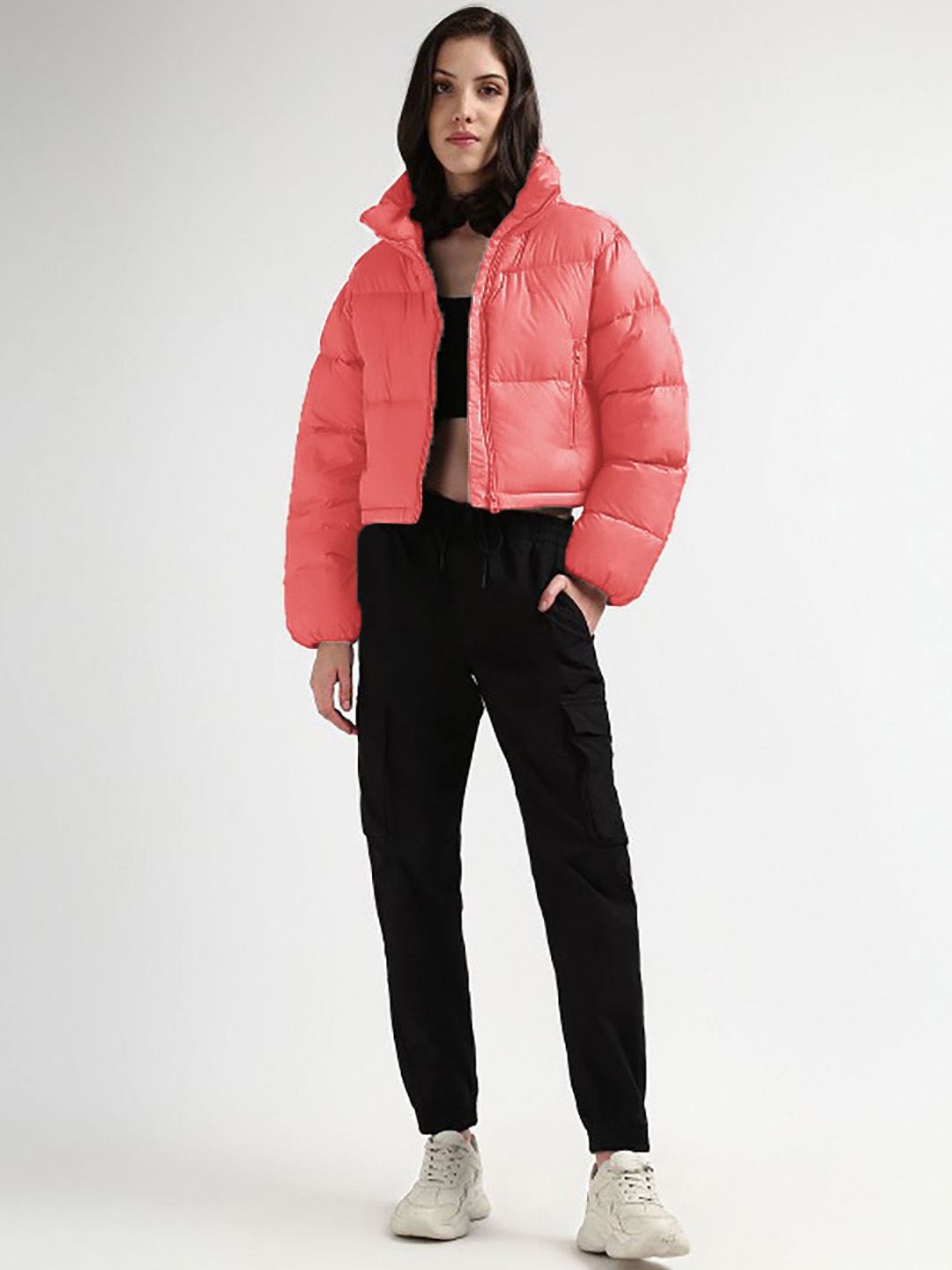 Kotty Women Insulator Crop Puffer Jacket
