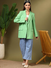 Kotty Notched Lapel Single Breasted Blazer