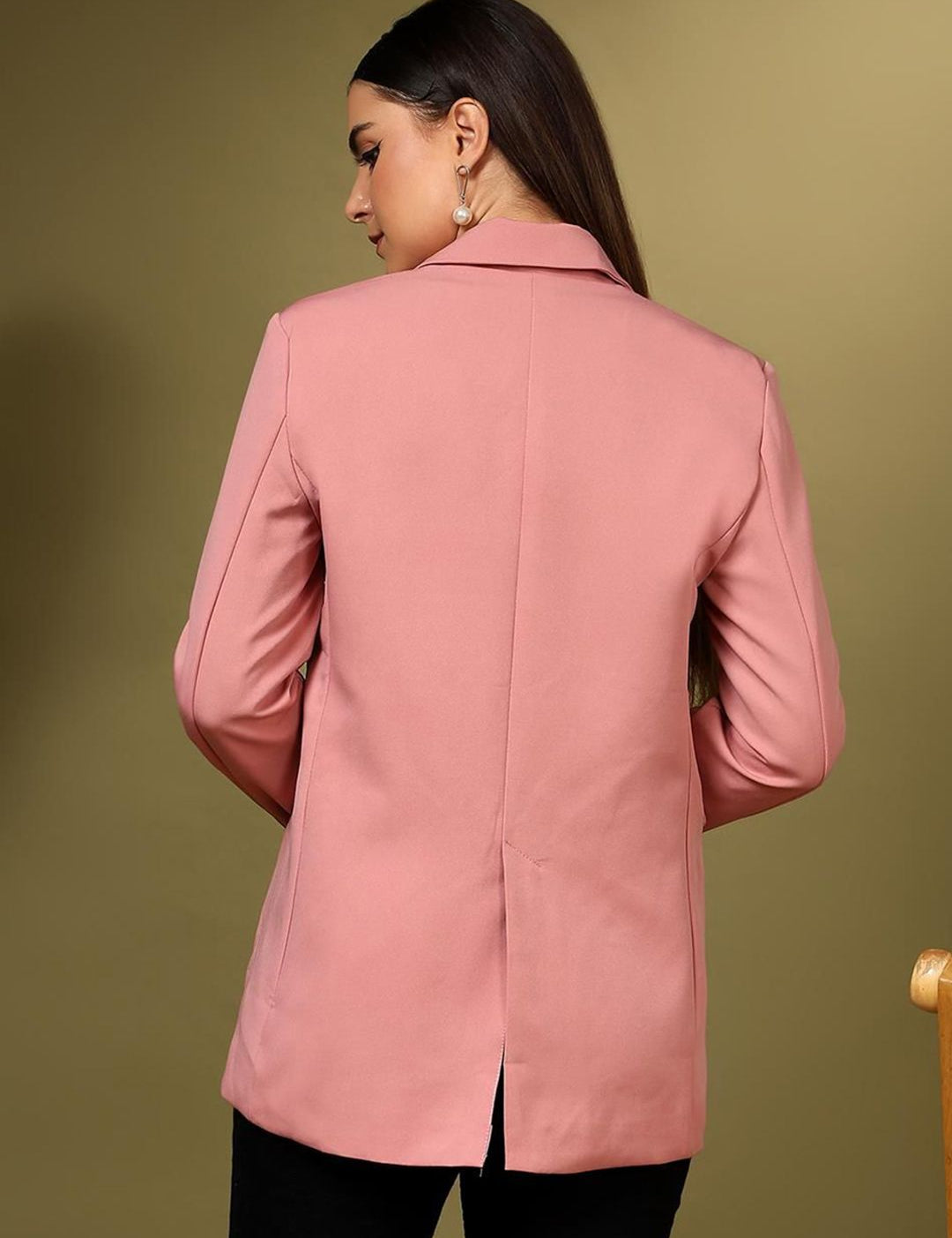 Kotty Notched Lapel Single Breasted Blazer