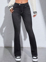 Kotty Women Jean Bootcut High-Rise Stretchable Jeans