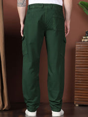 Kotty Men Relaxed Easy Wash Cargos Trousers