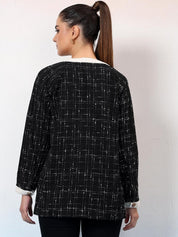 Kotty Women Mandarin Collar Single-Breasted Overcoat