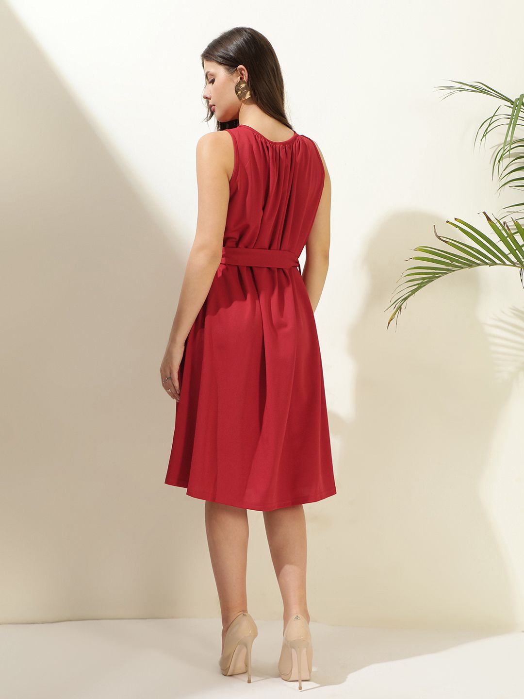 Kotty Women Sleeveless Fit & Flare Dress