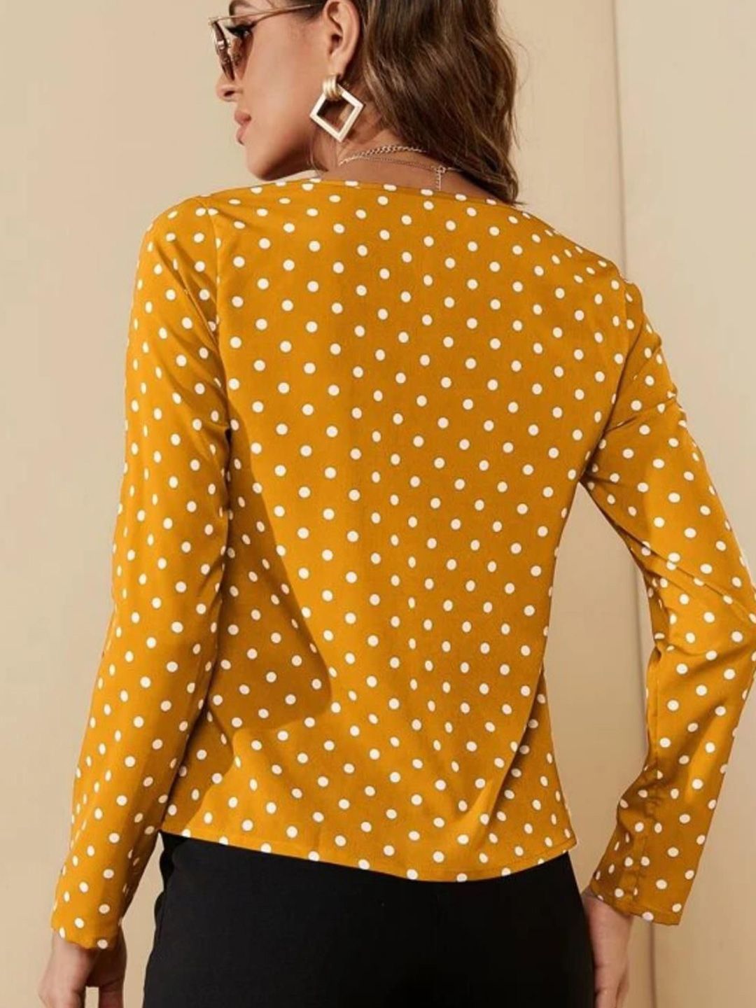 Kotty Women Polka Dot Printed RegularTop