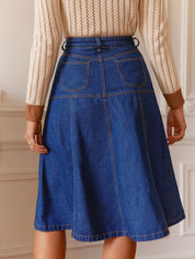  Kotty Flared Knee Length Skirts