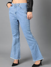 Kotty Women Jean Bootcut Cotton Stretchable Jeans