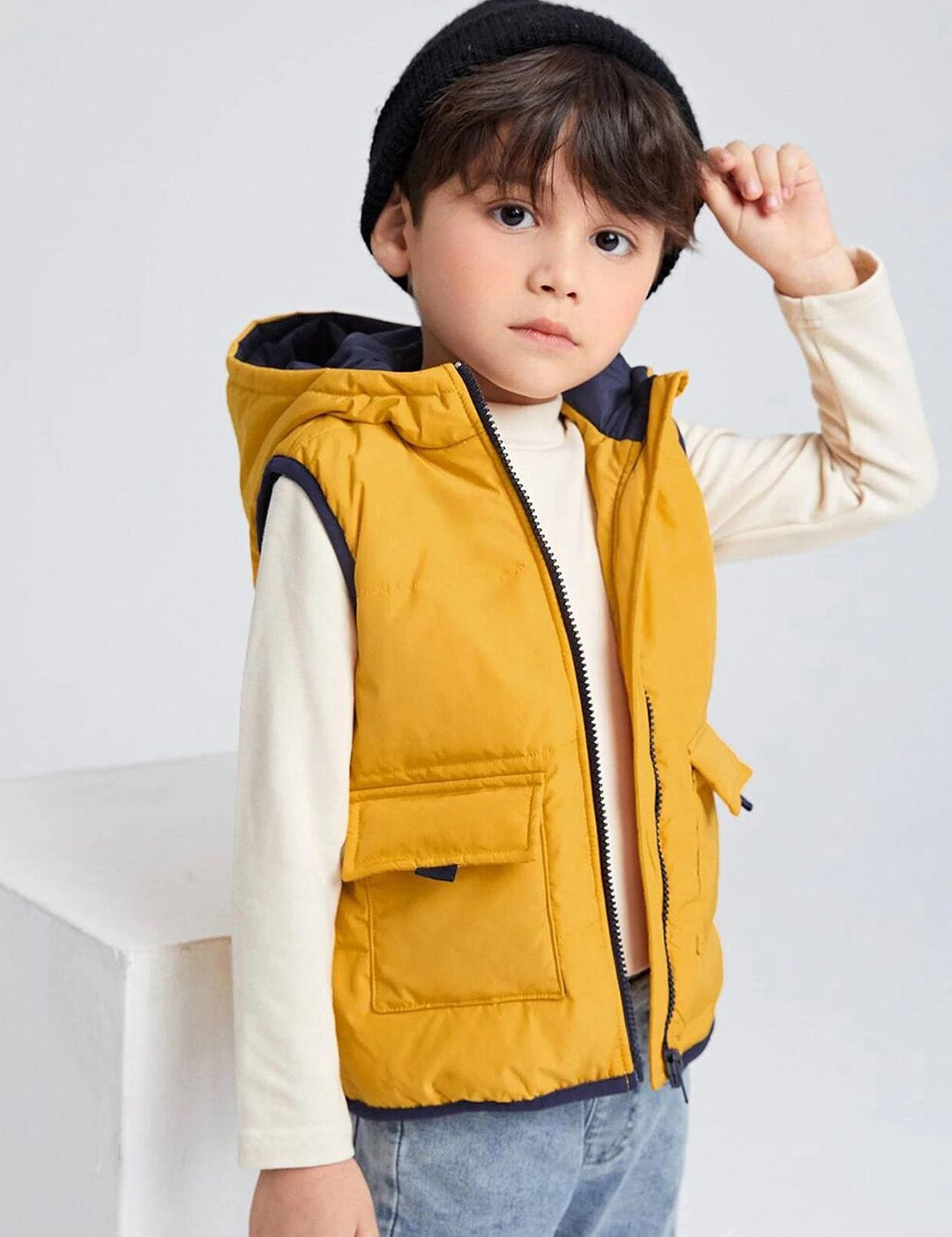 Kotty Boys Outdoor Hooded Padded Jacket
