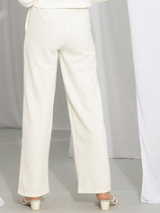 KOTTY BIZwear Women High-Rise Easy Wash Regular Trousers