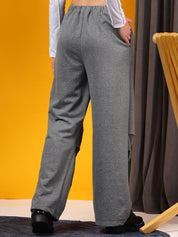 Kotty Women Mid Rise Regular Trousers