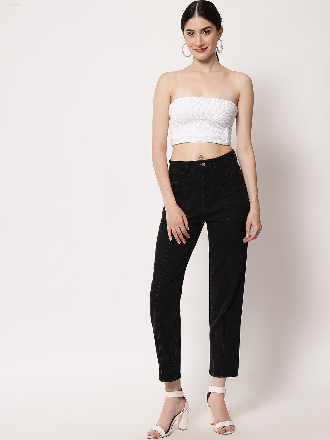 Kotty Women Black Jean Slim Fit Stretchable Jeans