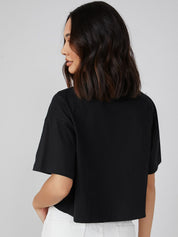 Kotty Round Neck Cotton Oversized T-shirt