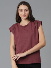 Kotty Round Neck Extended Sleeves T-shirt