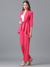 KOTTY BIZwear Shawl Neck Coat With Trouser