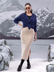 Kotty Women V-Neck Cardigan