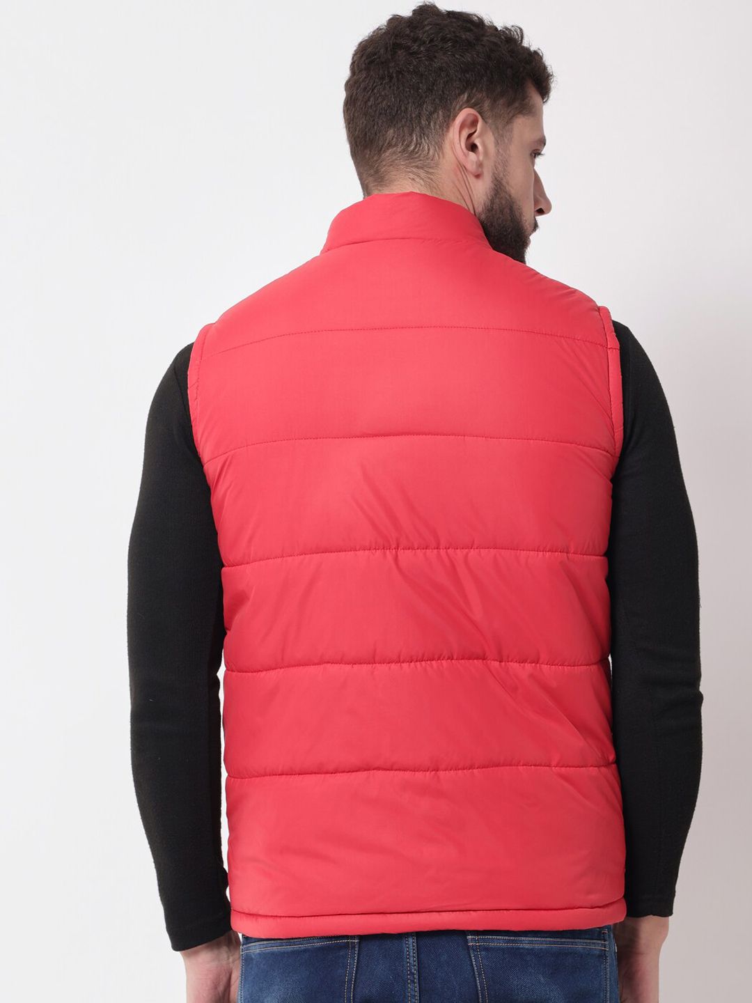 Kotty Men Red Outdoor Puffer Jacket