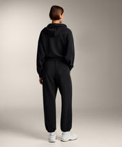 KOTTY Women's Black Oversized Hoodie Jogger Winter Tracksuit Set