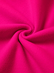 Kotty Pink Round Neck Fleece Sweatshirt