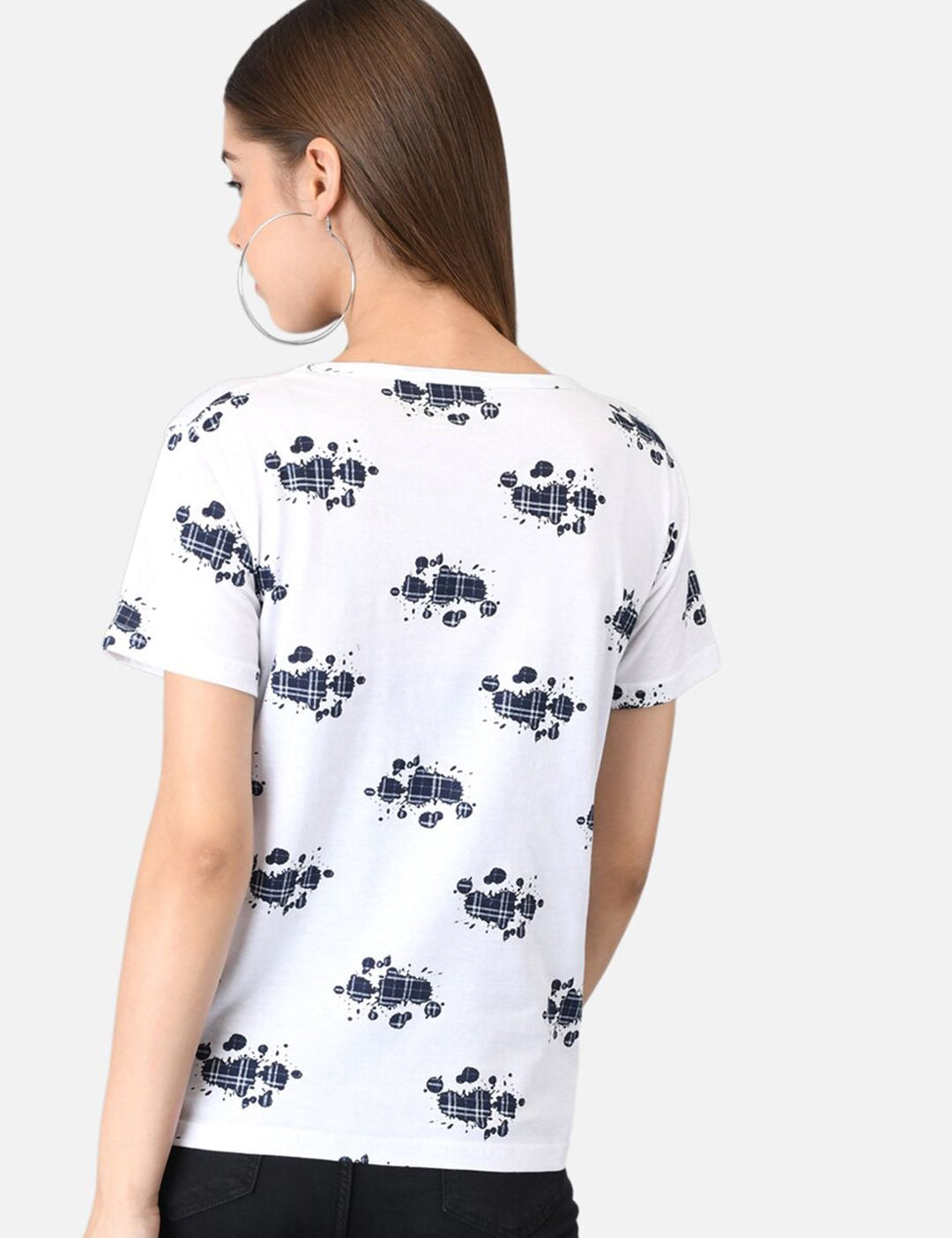 Kotty Women Pack Of 2 Printed Round Neck T-shirts