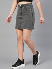 Kotty A-Line Denim Skirt