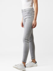 Kotty Women Grey Skinny Fit High-Rise Clean Look Jeans