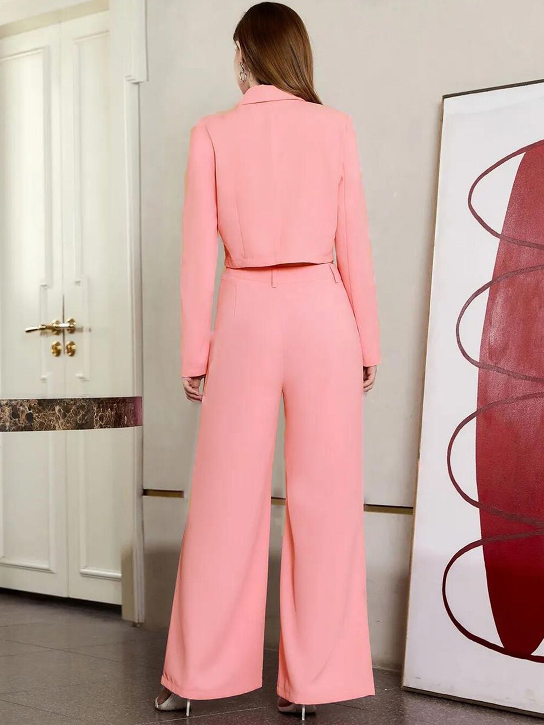 Kotty Shirt Collar Blazer Top & Trouser Co-Ords