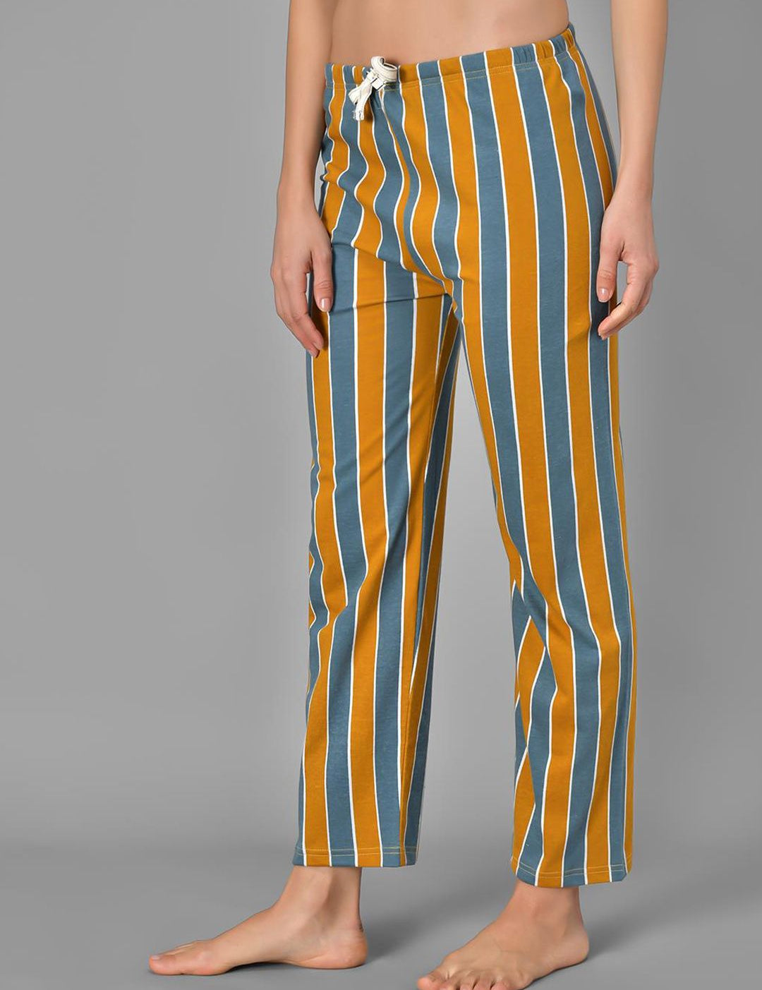 Kotty Striped Cotton Lounge Pants