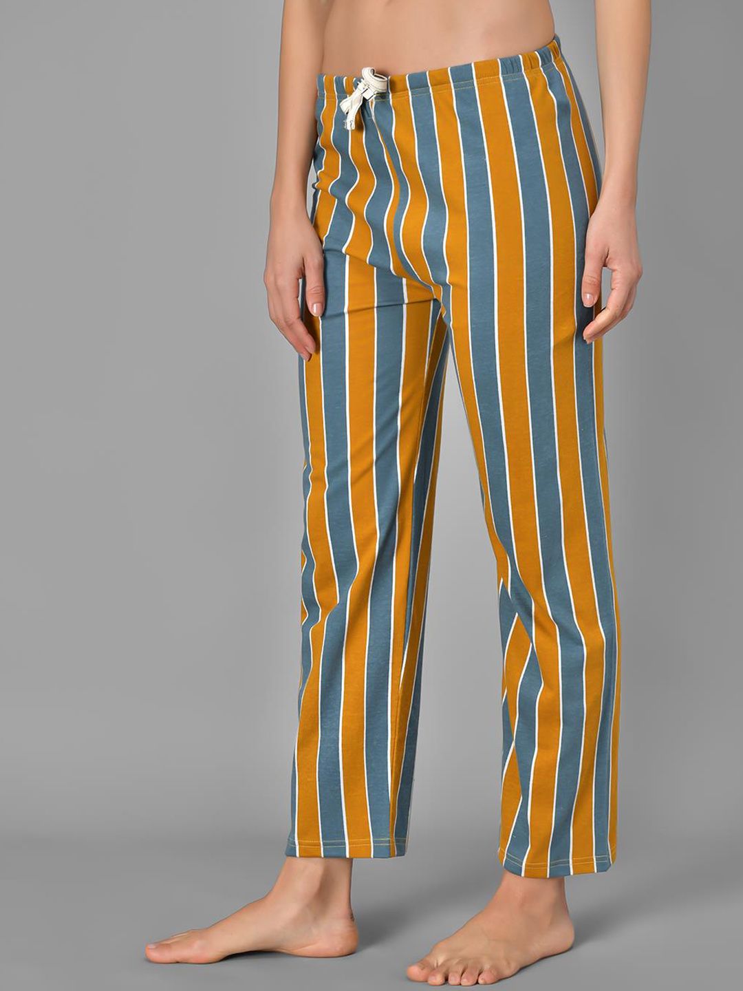 Kotty Striped Cotton Lounge Pants