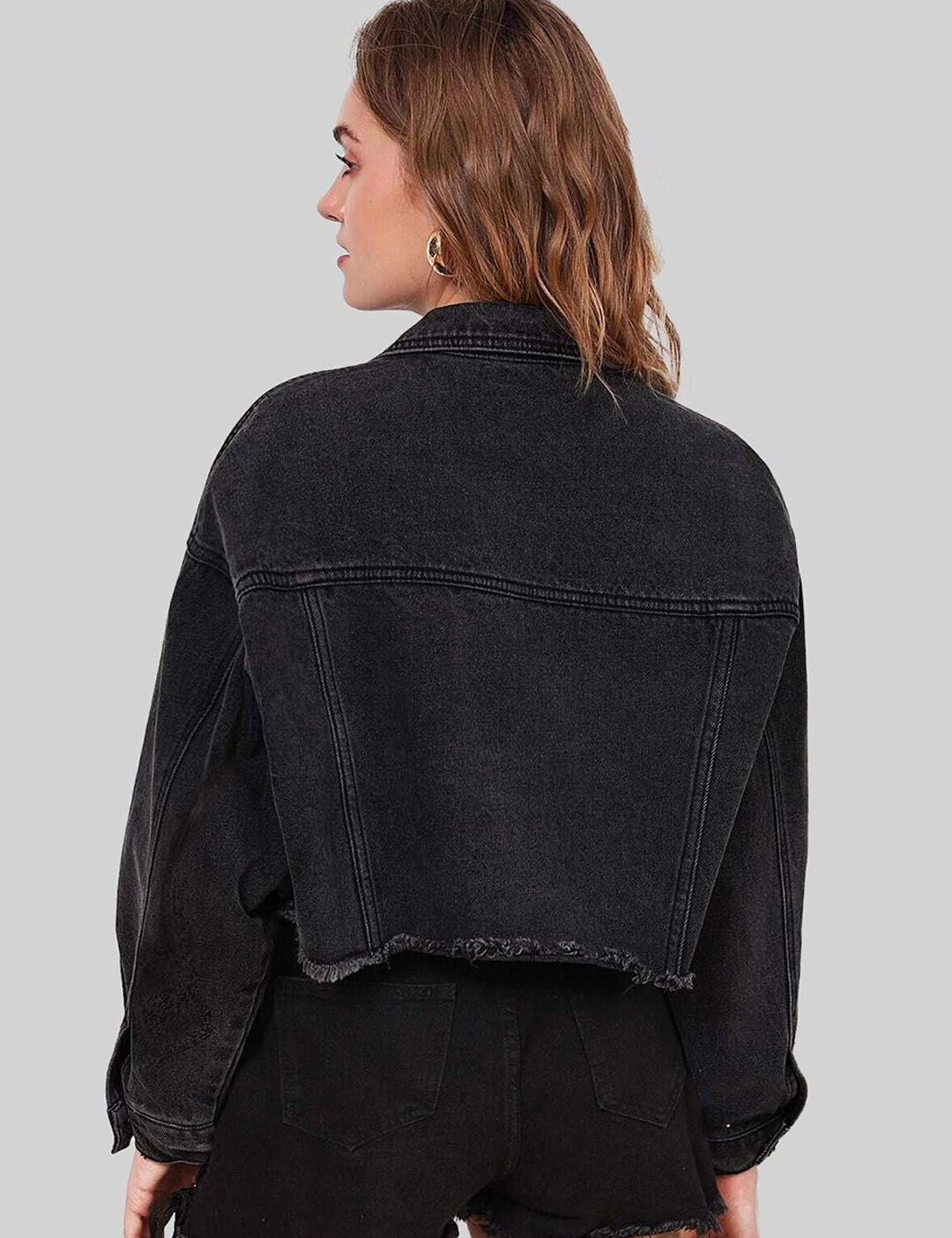 Kotty Washed Cotton Denim Jacket