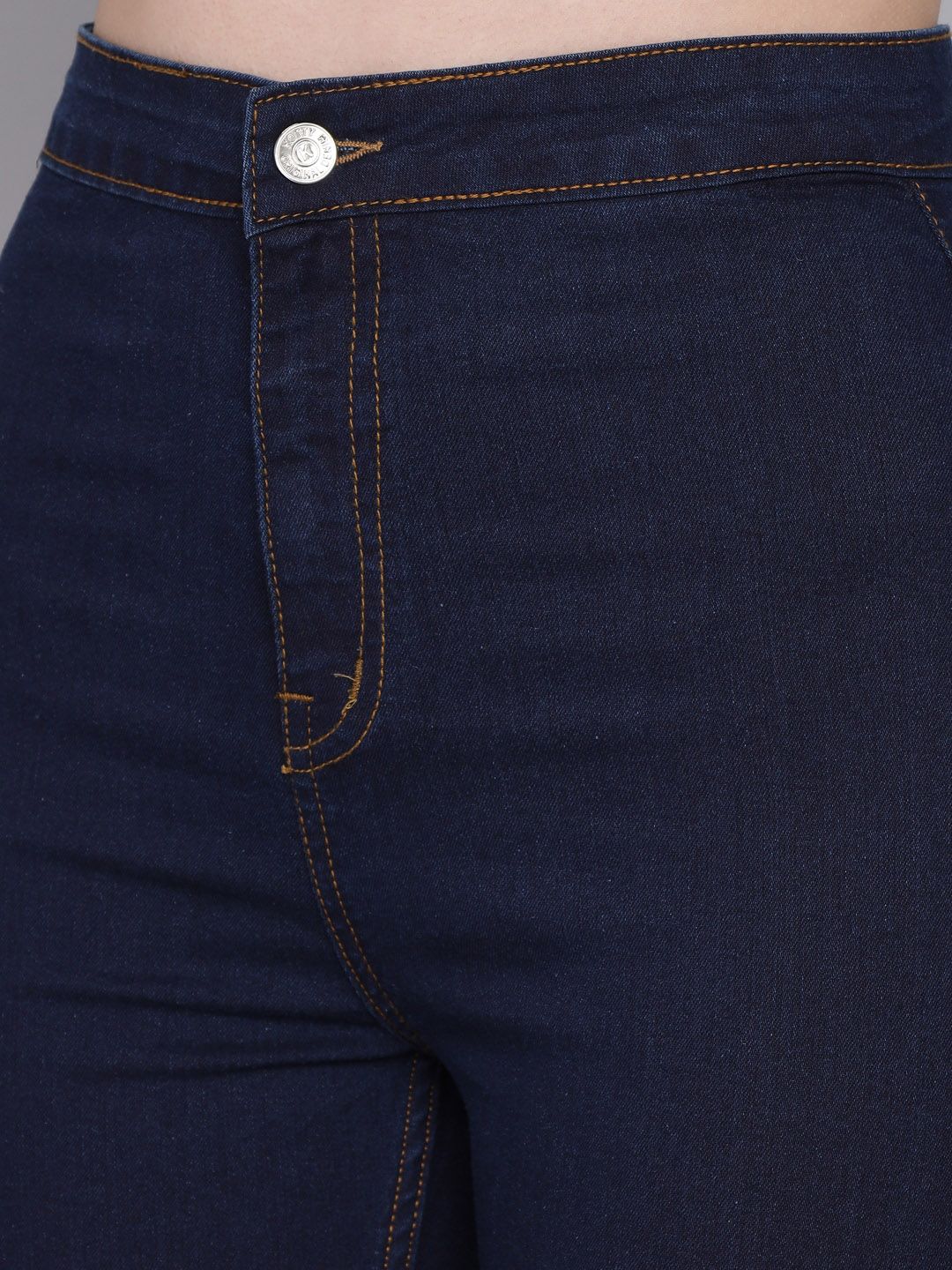 Kotty Women Skinny Fit High-Rise Denim Trousers