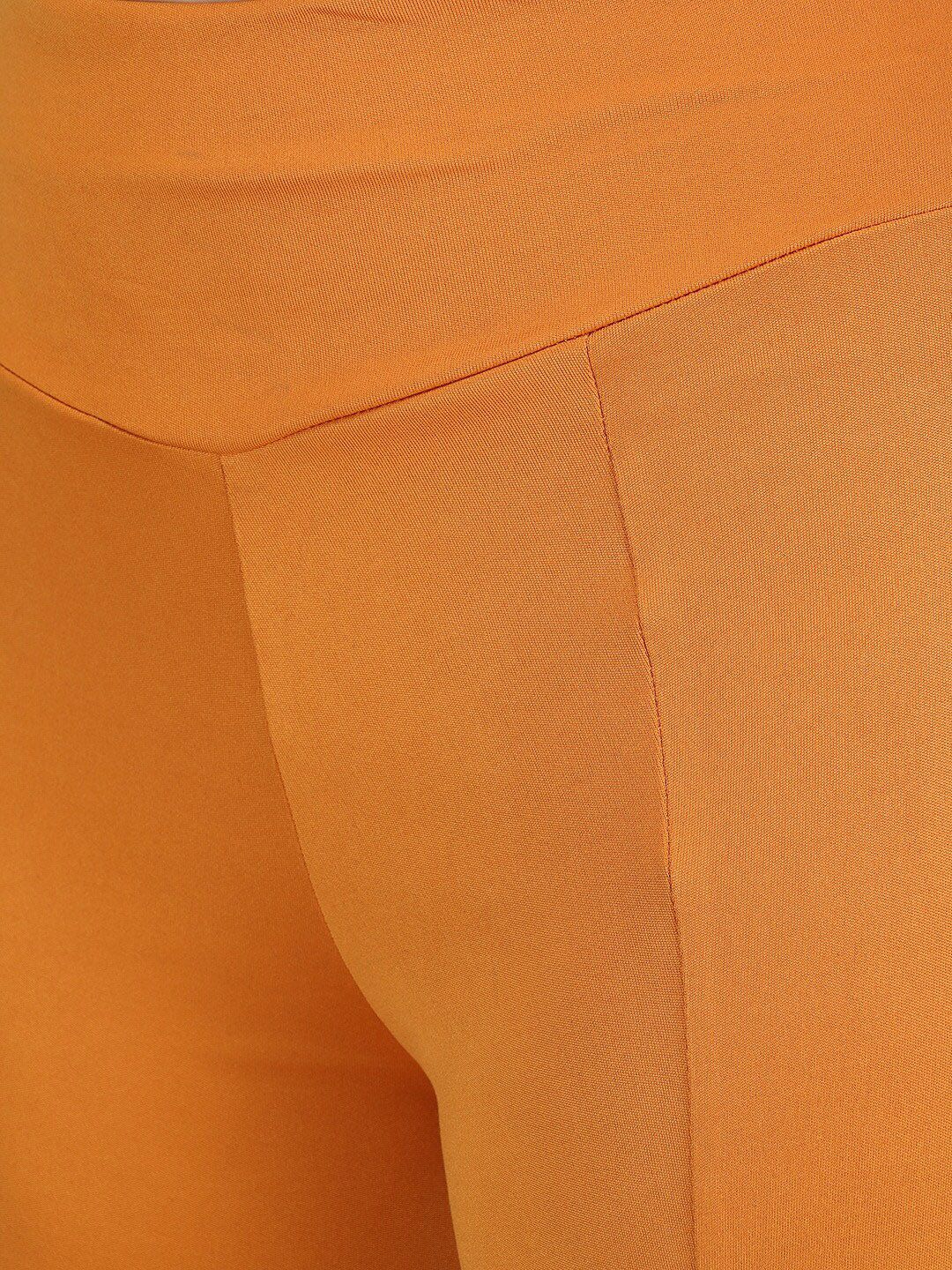 Kotty Women Yellow Flared High-Rise Parallel Trousers