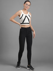 Kotty Women Black Slim Fit High-Rise Clean Look Jeans